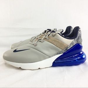 Nike Air Max 270 shoes blue snake men’s new 11.5